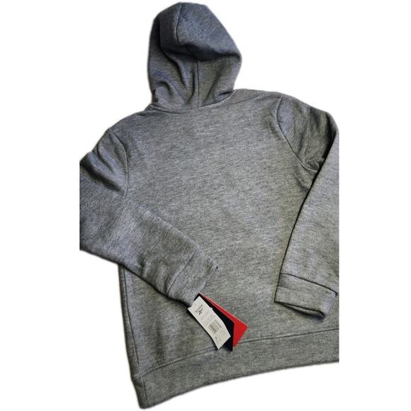 REEBOK Kids Unisex Pullover Hoodie size 14 Grey New With Tags - Picture 3 of 16